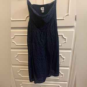 Old navy halter dress- navy blue lace, size 4